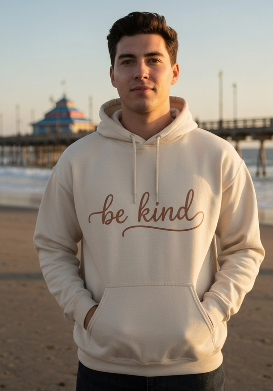 Cali Life Be Kind Script Hoodie — Men's