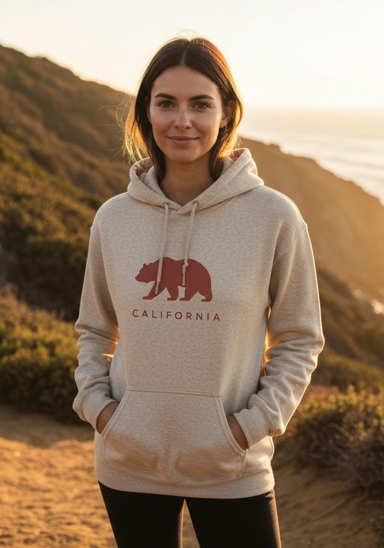 Cali Life California Bear Hoodie — Women's
