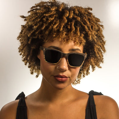 Cali Life Co. Gold Country polarized UV400 eco-friendly sunglasses designed in San Diego CA
