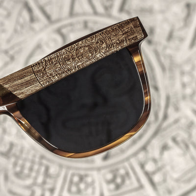 Huntington Beach polarized UV400 sunglasses close-up of stainless spring hinge and temple craftsmanship, Cali Life Co