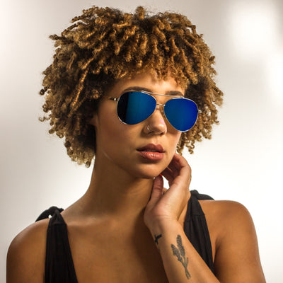 Pacific Beach polarized UV400 sunglasses close-up of stainless spring hinge and temple craftsmanship, Cali Life Co