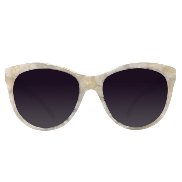 Venice Polarized Round Acetate + Wood Sunglasses